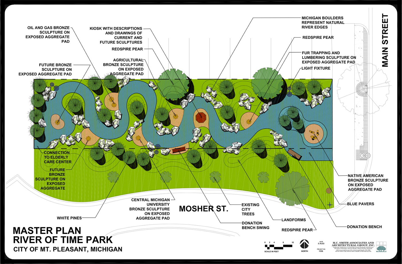 RIVER OF TIME PARK, MT. PLEASANT, MICHIGAN